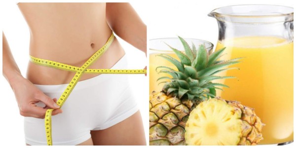 Agua de piña para bajar de peso