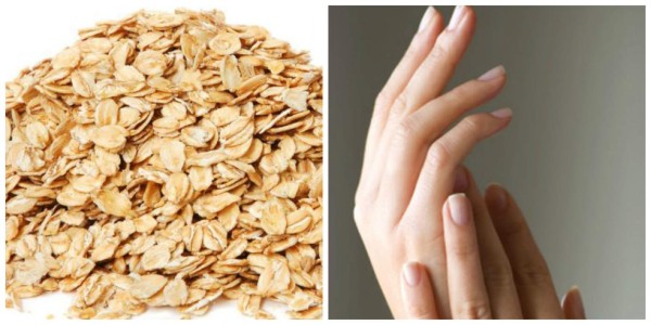 Avena para las manos ásperas