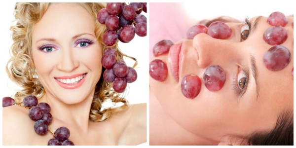 Rejuvenezca la piel a base de uva