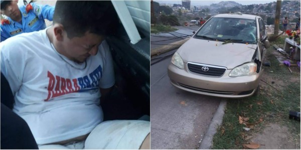 Lo detienen por atropellar a tres personas cerca del estadio Nacional de Tegucigalpa  