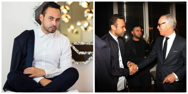 Carlos Campos y Tommy Hilfiger juntos