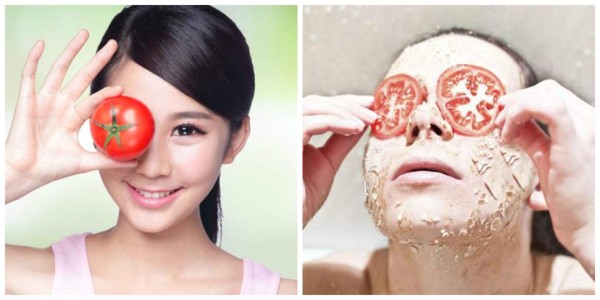 Mascarilla de tomate y avena