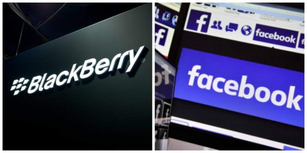 Blackberry y Facebook se enfrentan por presunta violación de patentes