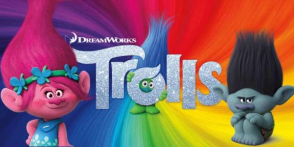 Trolls: cinta graciosa e irreverente