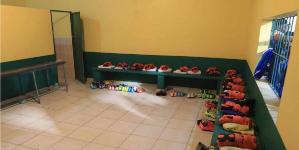 Camerino del Motagua fue bendecido con agua bendita