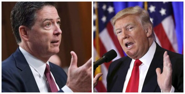 Trump dice que lo investigan por despedir al exdirector del FBI  