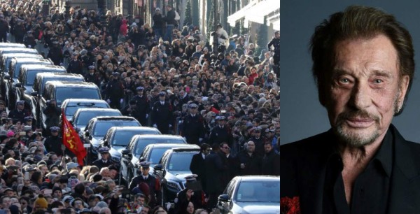 Francia llora a Johnny Hallyday en un multitudinario homenaje