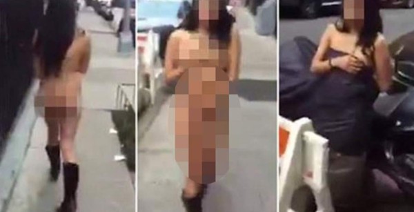 Hombre castiga a mujer sacándola sin ropa por serle 'infiel'