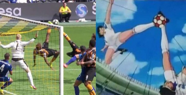 El primer gol de la nueva temporada en la Premier fue a lo Supercampeones