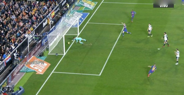 ¡ESCÁNDALO! El increíble gol que no le concedieron al Barcelona frente a Valencia