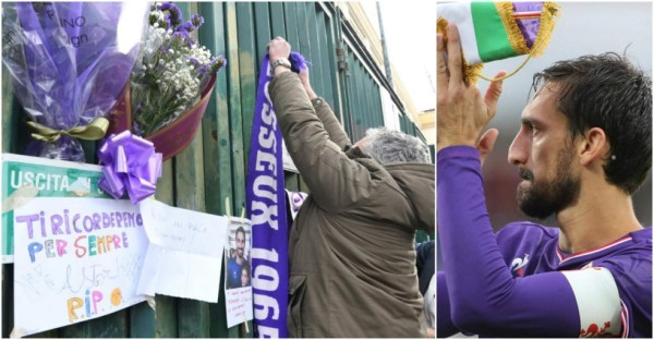 Florencia anuncia un día de luto por la muerte de Astori