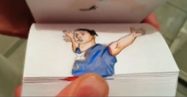 Vídeo: El gol de Ibrahimovic inmortalizado en flipbook