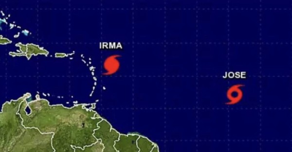 Tormenta Tropical José se forma en el Atlántico detrás de Irma