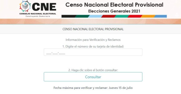 Censo electoral provisional ya está publicado, confirmó Óscar Rivera