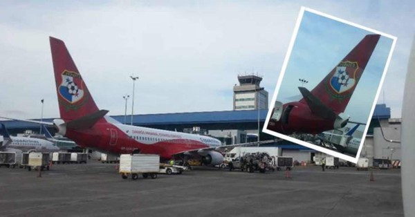 Panamá estrena avión previo a las eliminatorias