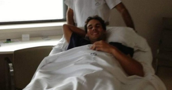 Rafael Nadal, operado de apendicitis con éxito