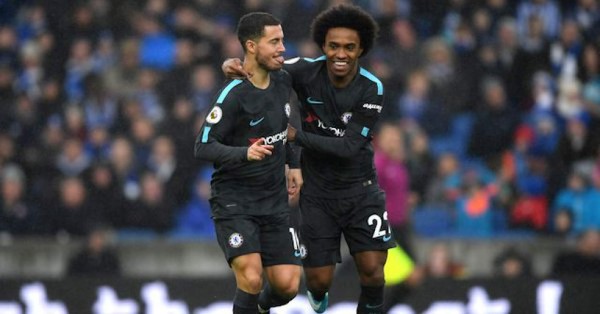 Hazard y Willian vuelven al Chelsea a la senda del triunfo
