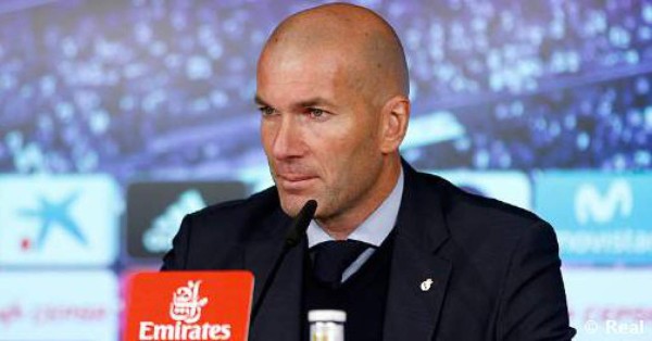 Zidane: 'No les puedo reprochar nada a mis jugadores'