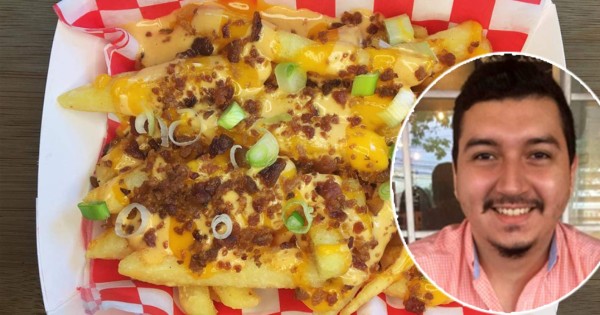 Sampedrano causa furor con venta de 'papas locas' en colonia Aurora