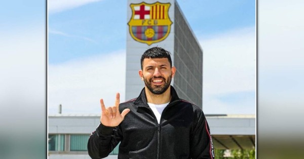 OFICIAL: Barcelona ficha al 'Kun' Agüero hasta 2023