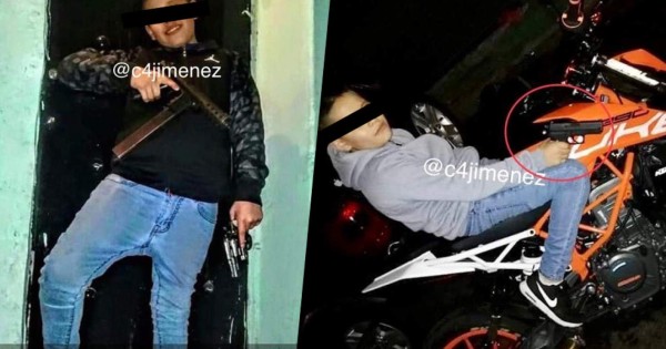 Acribillan a niño sicario; presumía armas y motocicletas de lujo