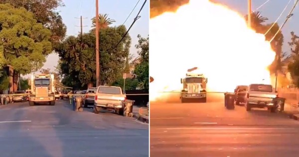 VIDEO: Escuadrón antibombas de Los Ángeles falla en detonación controlada; hay 17 heridos