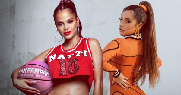 Natti Natasha y Becky G estrenan video de 'Ram Pam Pam'