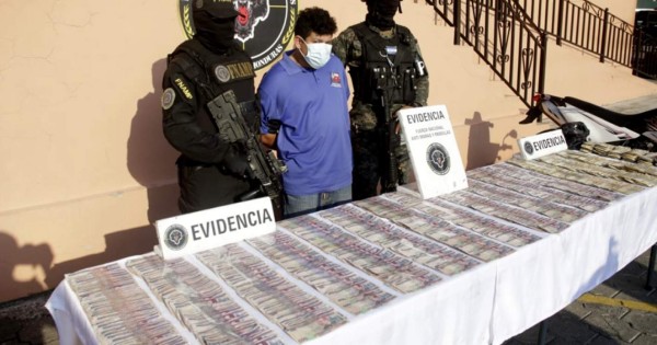 Cae 'Luisito' con más de medio millón de lempiras en Tegucigalpa