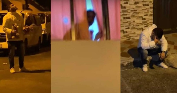 Video del joven que llevó mariachis a su novia y la encontró con el amante, es falso