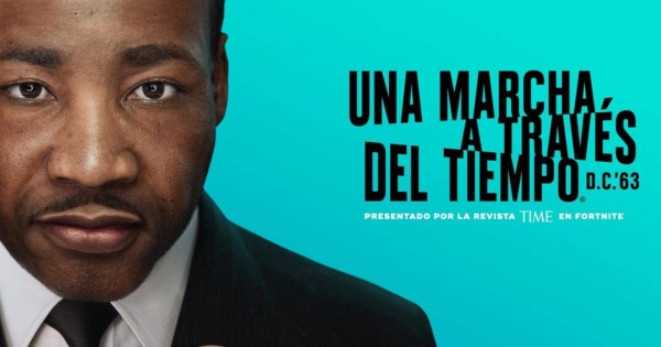 'Fortnite' homenajea a Martin Luther King con 'Marcha a través del tiempo'