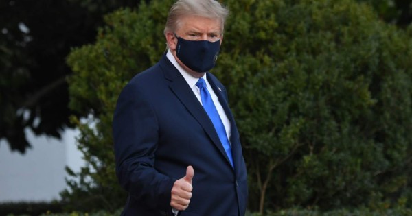 Trump desde el hospital: 'Me siento mejor, volveré pronto'