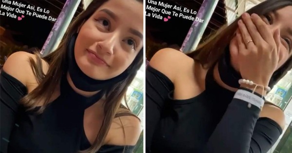 Viral YouTube: Así reaccionó una joven a la humilde invitación de su novio