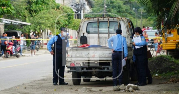 Tres muertos en paila de un camión en residencial El Limonar de San Pedro Sula