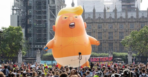 Museo de Londres exhibirá el enorme globo del 'bebé Trump'