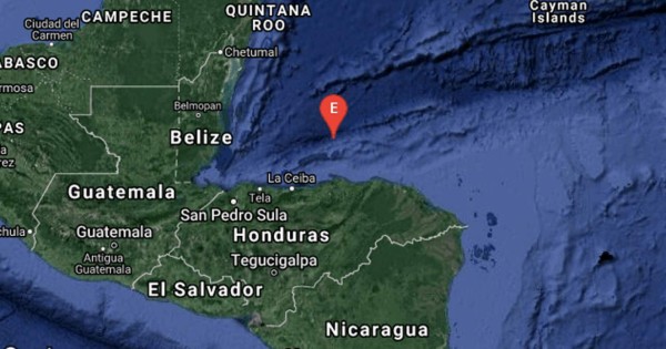 Otro sismo se registra en el Caribe de Honduras