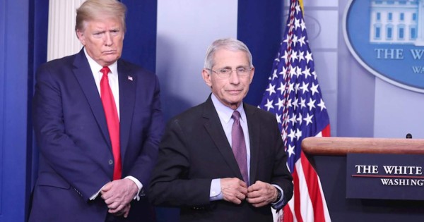 Trump llama 'idiota' al epidemiólogo Fauci y amenaza con despedirle