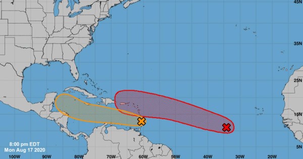 Onda tropical amenaza en convertirse en tormenta y llegar a Honduras