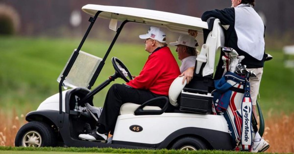 Trump cambia la cumbre de G20 por el golf tras una fugaz aparición en el foro