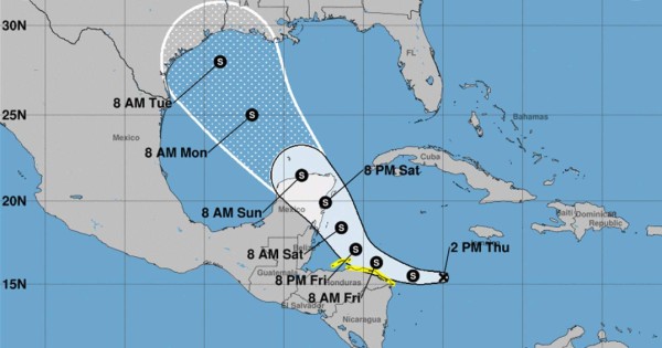 Honduras emite alerta costera por la depresión tropical Catorce