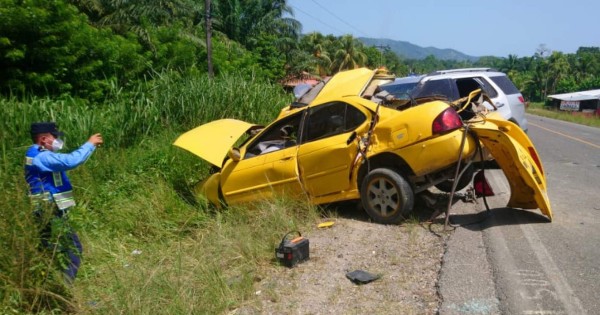 Cinco muertos en accidente en carretera hacia Tela, Atlántida