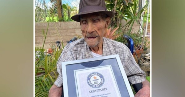 Emilio Flores tiene 112 años y es el hombre más longevo del mundo