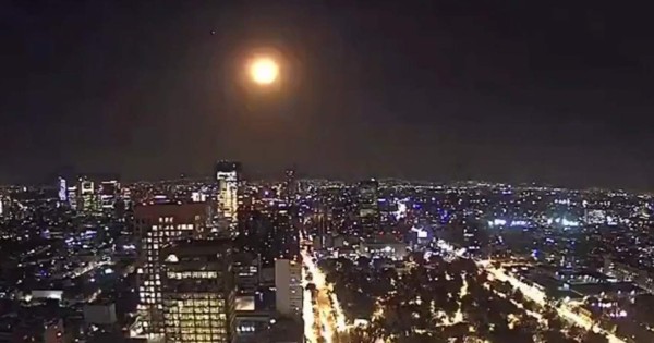 Meteorito México: enorme bola de fuego ilumina el cielo azteca