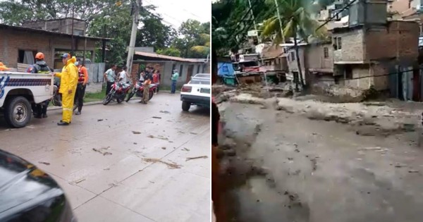 Dos mujeres muertas y casas dañadas por fuertes lluvias en Tegucigalpa
