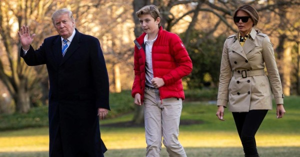 El hijo menor de Trump estudiará el nuevo curso en un selecto colegio de Florida