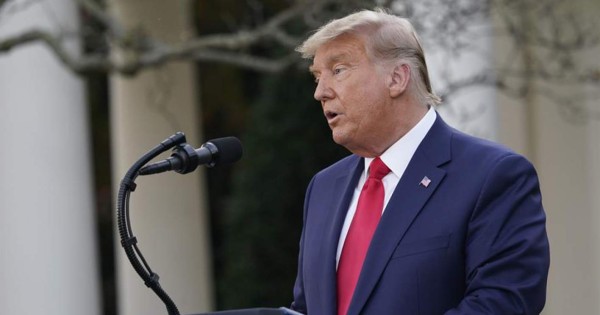 Trump sigue sin reconocer su derrota en su primera intervención en 8 días