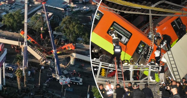 AMLO promente 'investigación a fondo' de accidente de metro en México