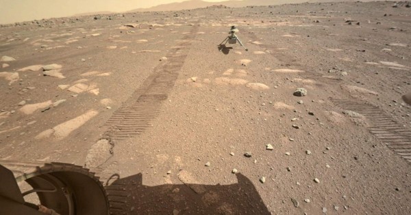 Helicóptero Ingenuity de la NASA ya está en el suelo de Marte