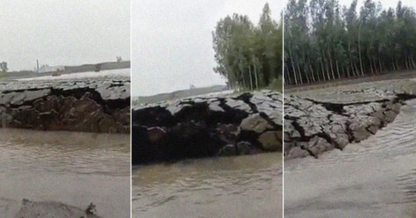 'La Tierra se está elevando': graban un extraño fenómeno y se vuelve viral