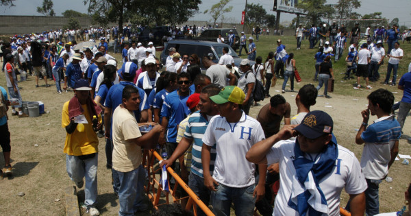 La afición hondureña, puro corazón
