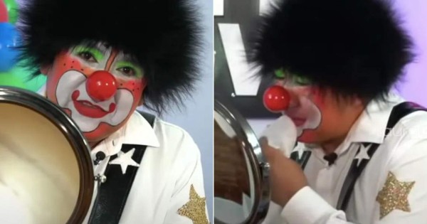 'Chuponcito' se quita el maquillaje y muestra su verdadero rostro